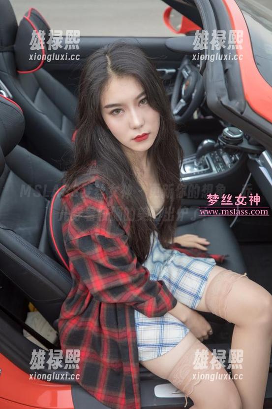 MSLASS梦丝女神 - 更新你的想象，乔儿穿着校服的美图出炉了！