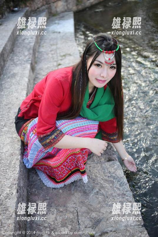 美媛馆 - 唐琪儿献上的福利，蕾丝内衣原图，谁能抵挡住？
